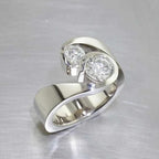 Schöne Silber Ring mit einzigartigem Stil