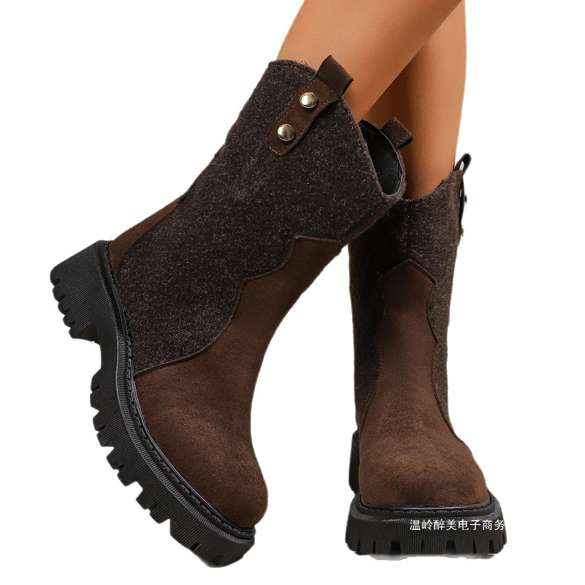 Vintage inspirierte Orthopädische Stiefel