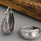 Handgefertigte Vintage Silber Ohrring