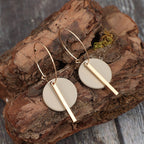 Zarte handwerkliche Ohrring