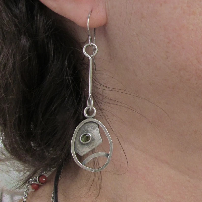 Handgefertigte Vintage Ohrring