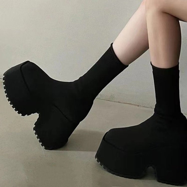 Anmutige Orthopädische Stiefel für modernen Look
