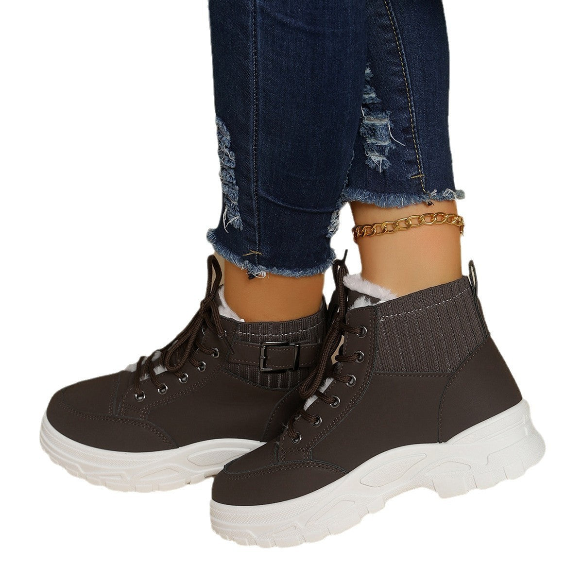 Anmutige Orthopädische Stiefel für modernen Look