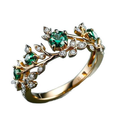 Handgefertigte Vintage Gold Ring