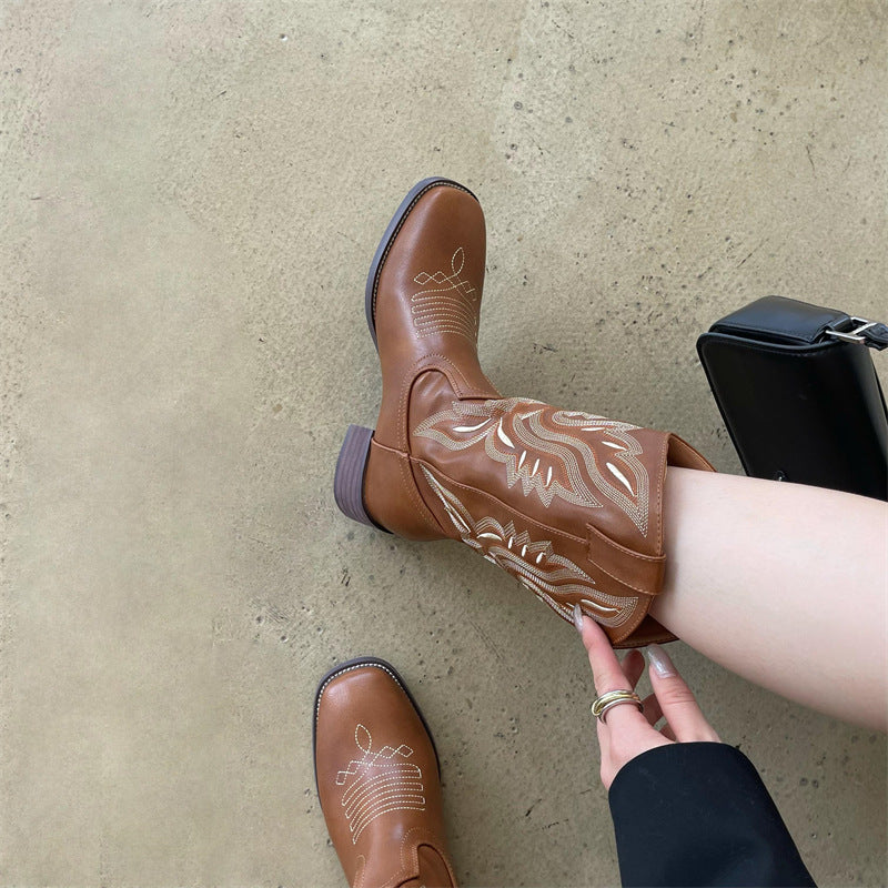 Vintage inspirierte Orthopädische Stiefel