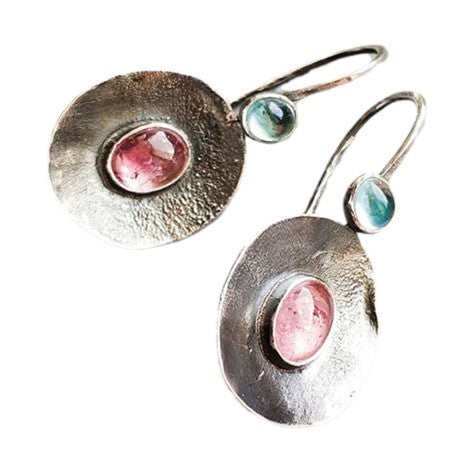 Handgefertigte Vintage Silber Ohrring