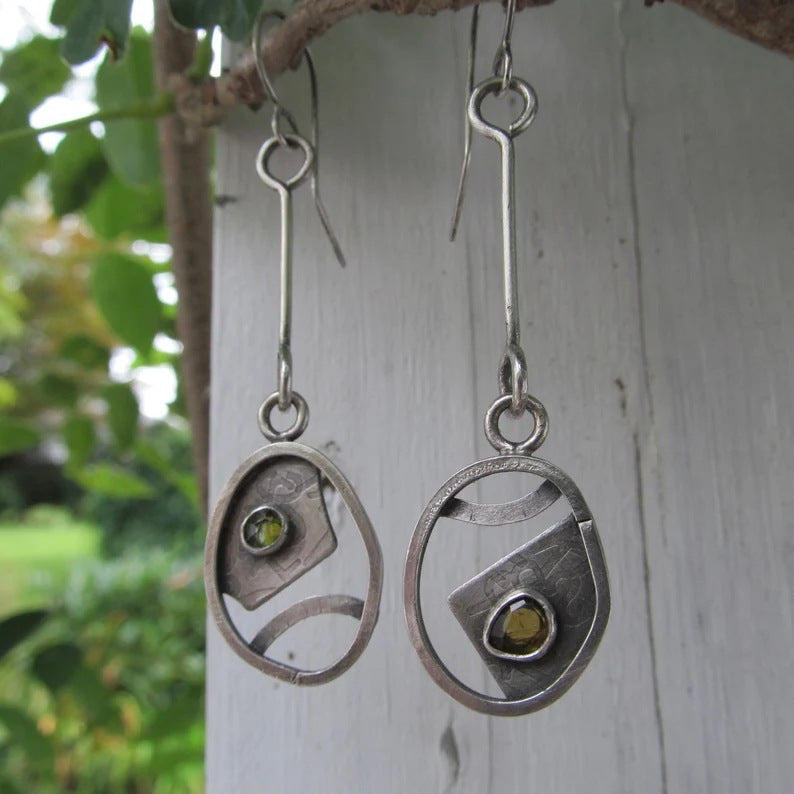 Handgefertigte Vintage Ohrring