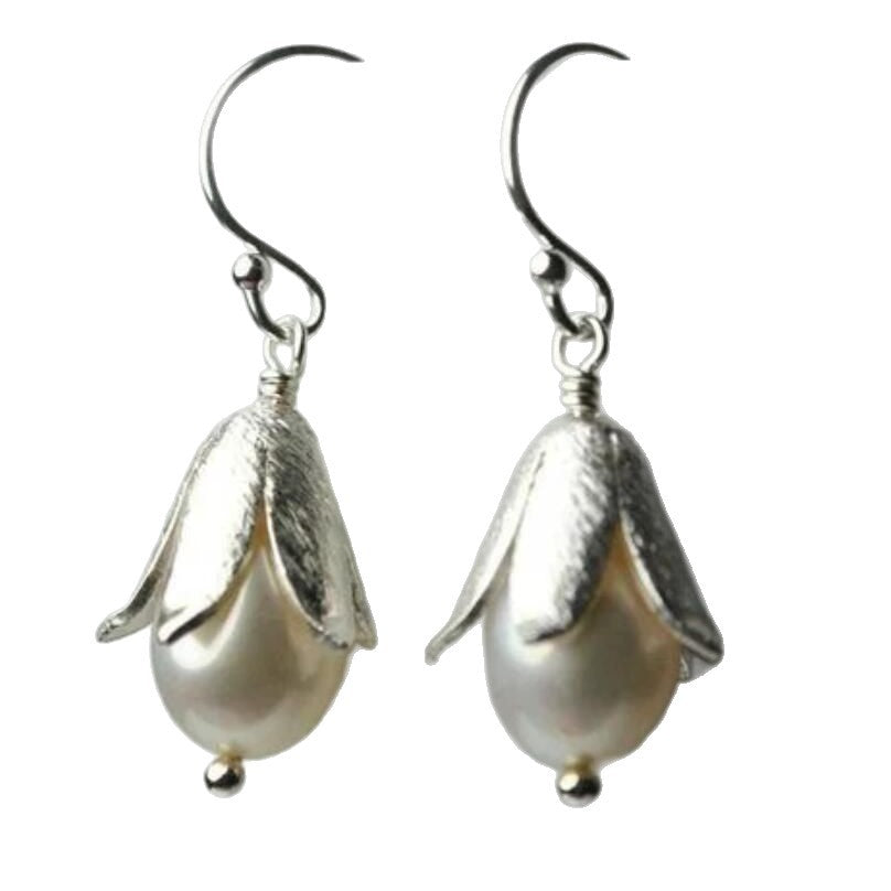 Handgefertigte Vintage Perlen Ohrring