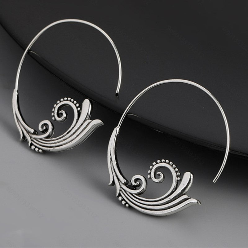 Schöne Silber Ohrring mit einzigartigem Stil