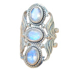 Zarte handwerkliche Silber Ring