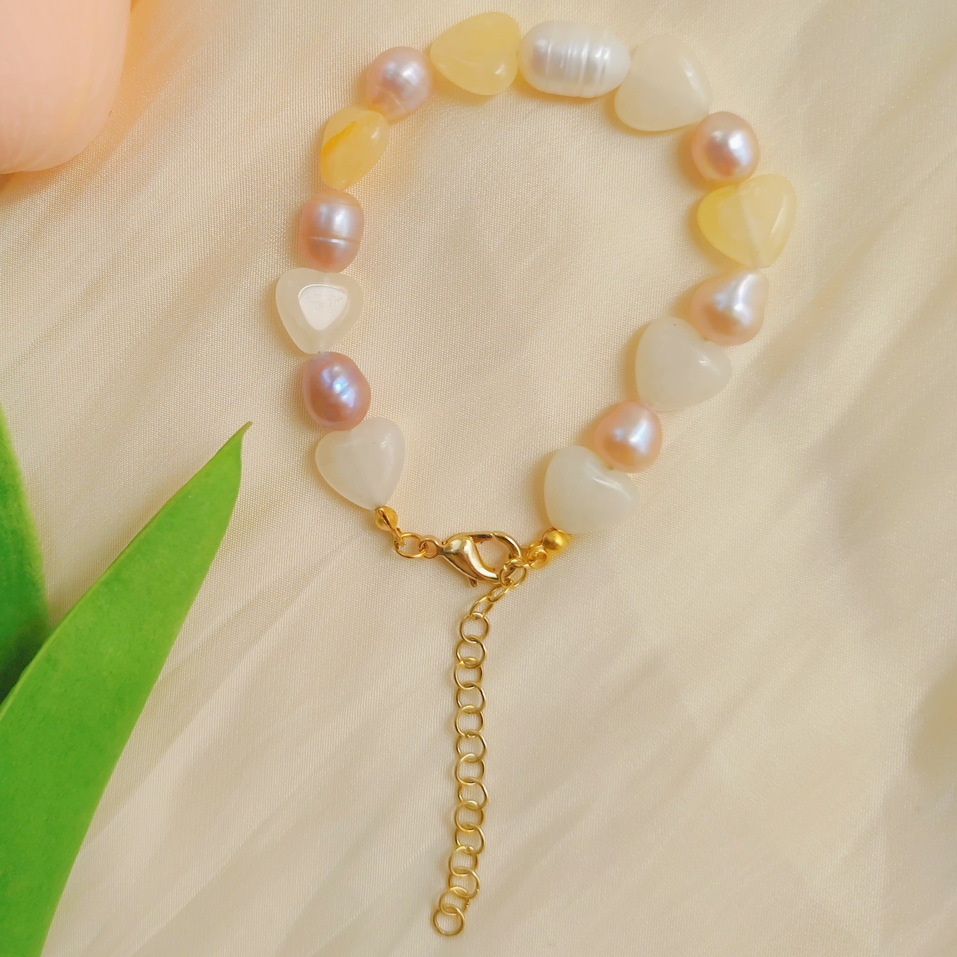 Handgefertigte Vintage Perlen Armband