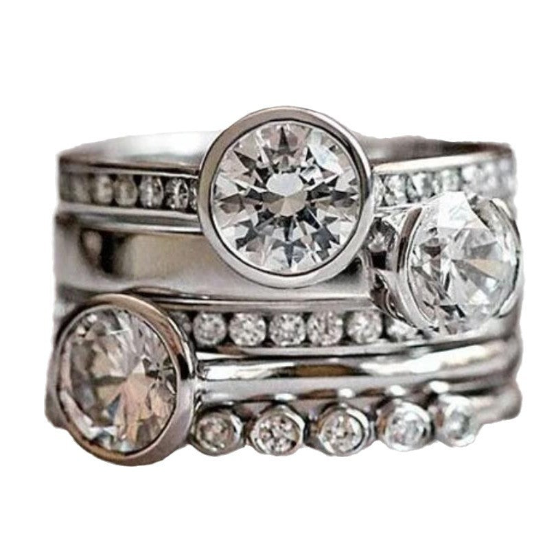 Zarte handwerkliche Silber Ring