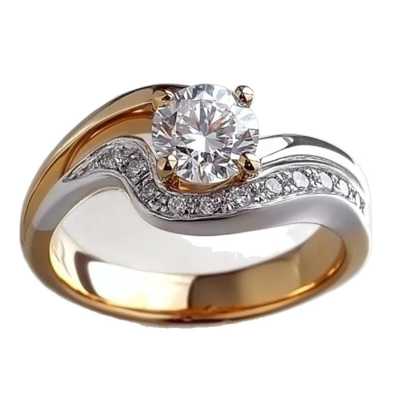 Zarte handwerkliche Ring