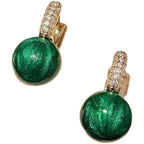 Zarte handwerkliche Perlen Ohrring