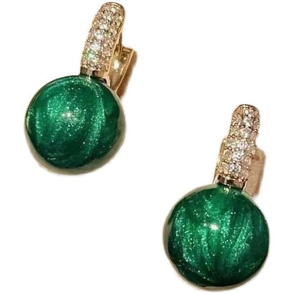 Zarte handwerkliche Perlen Ohrring