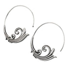 Schöne Silber Ohrring mit einzigartigem Stil