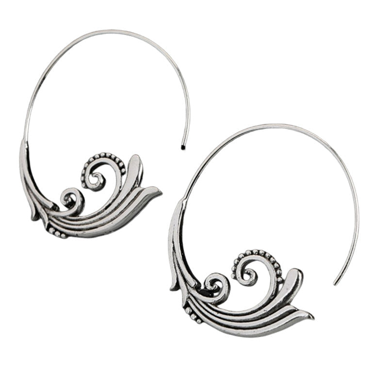 Schöne Silber Ohrring mit einzigartigem Stil