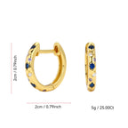 Elegante Gold Ohrring für jeden Anlass