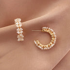 Handgefertigte Vintage Silber Ohrring