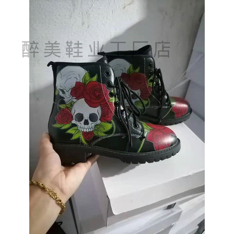 Vintage inspirierte Orthopädische Stiefel