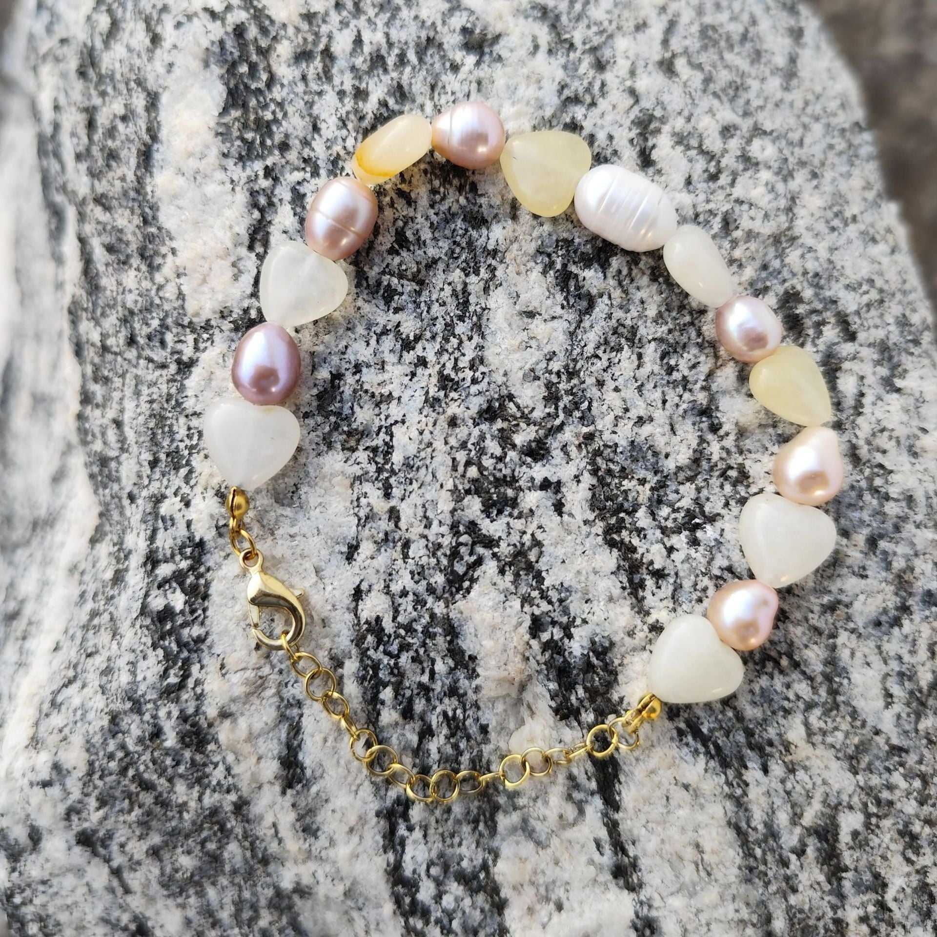 Handgefertigte Vintage Perlen Armband