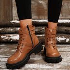 Vintage inspirierte Orthopädische Stiefel
