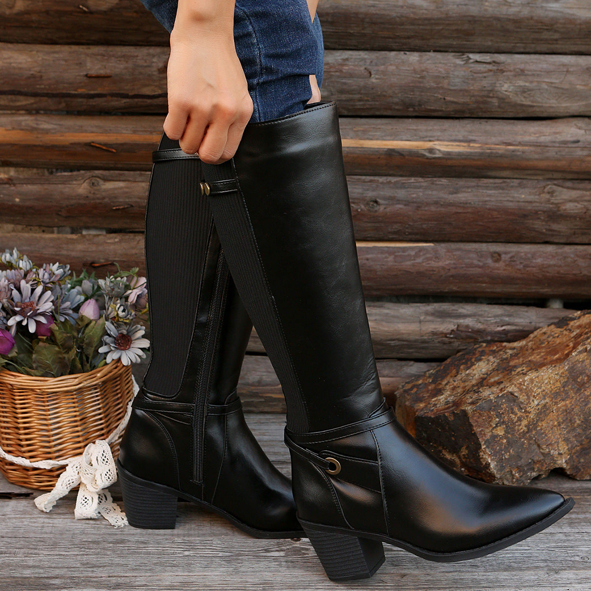 Schicke Orthopädische Stiefel mit einzigartigem Design