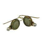 Handgefertigte Vintage Perlen Ohrring