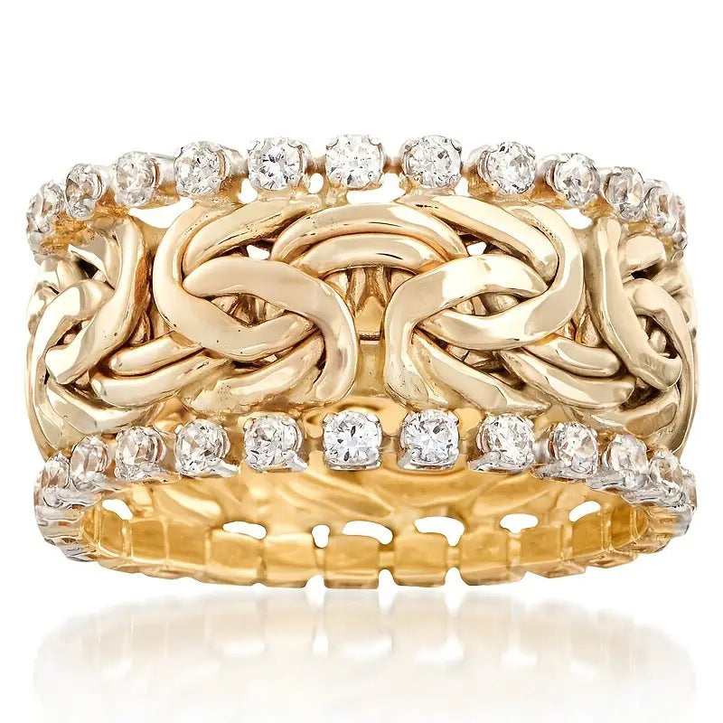 Elegante Gold Ring für jeden Anlass