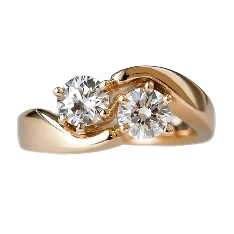 Handgefertigte Vintage Gold Ring