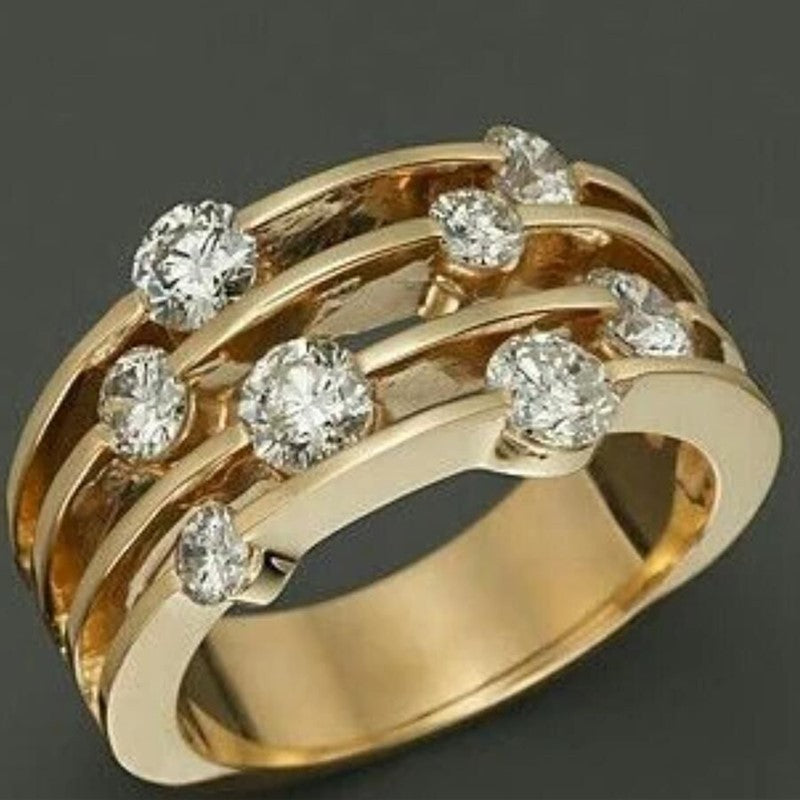 Klassische Gold Ring mit zeitloser Eleganz