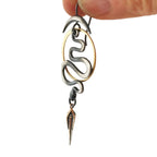 Zarte handwerkliche Ohrring