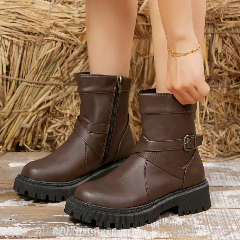 Anmutige Orthopädische Stiefel für modernen Look