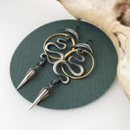 Zarte handwerkliche Ohrring