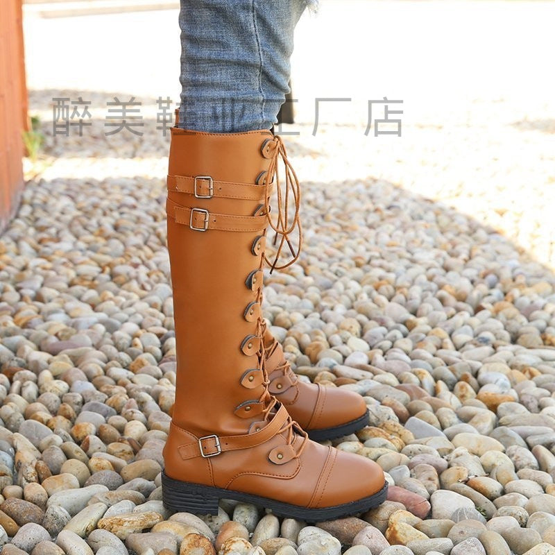 Vintage inspirierte Orthopädische Stiefel