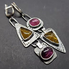 Zarte handwerkliche Ohrring