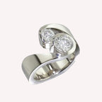 Schöne Silber Ring mit einzigartigem Stil