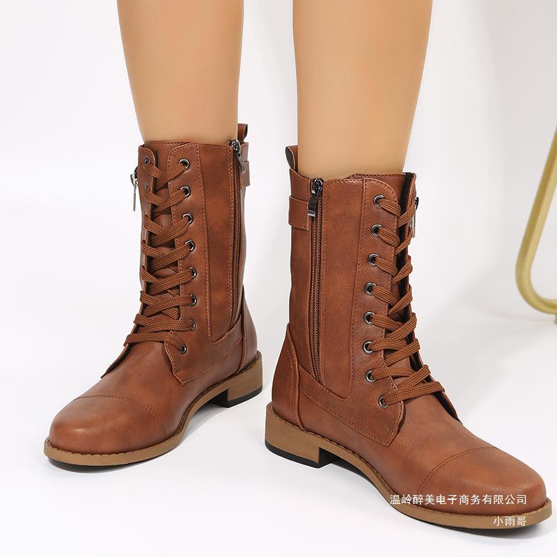 Vintage inspirierte Orthopädische Stiefel