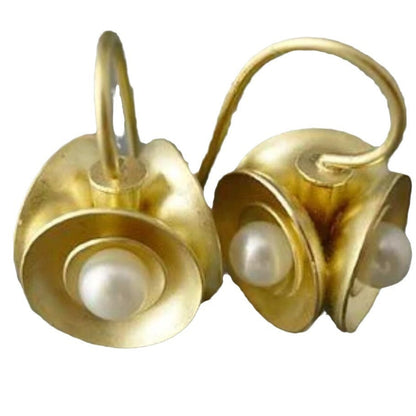 Zarte handwerkliche Perlen Ohrring