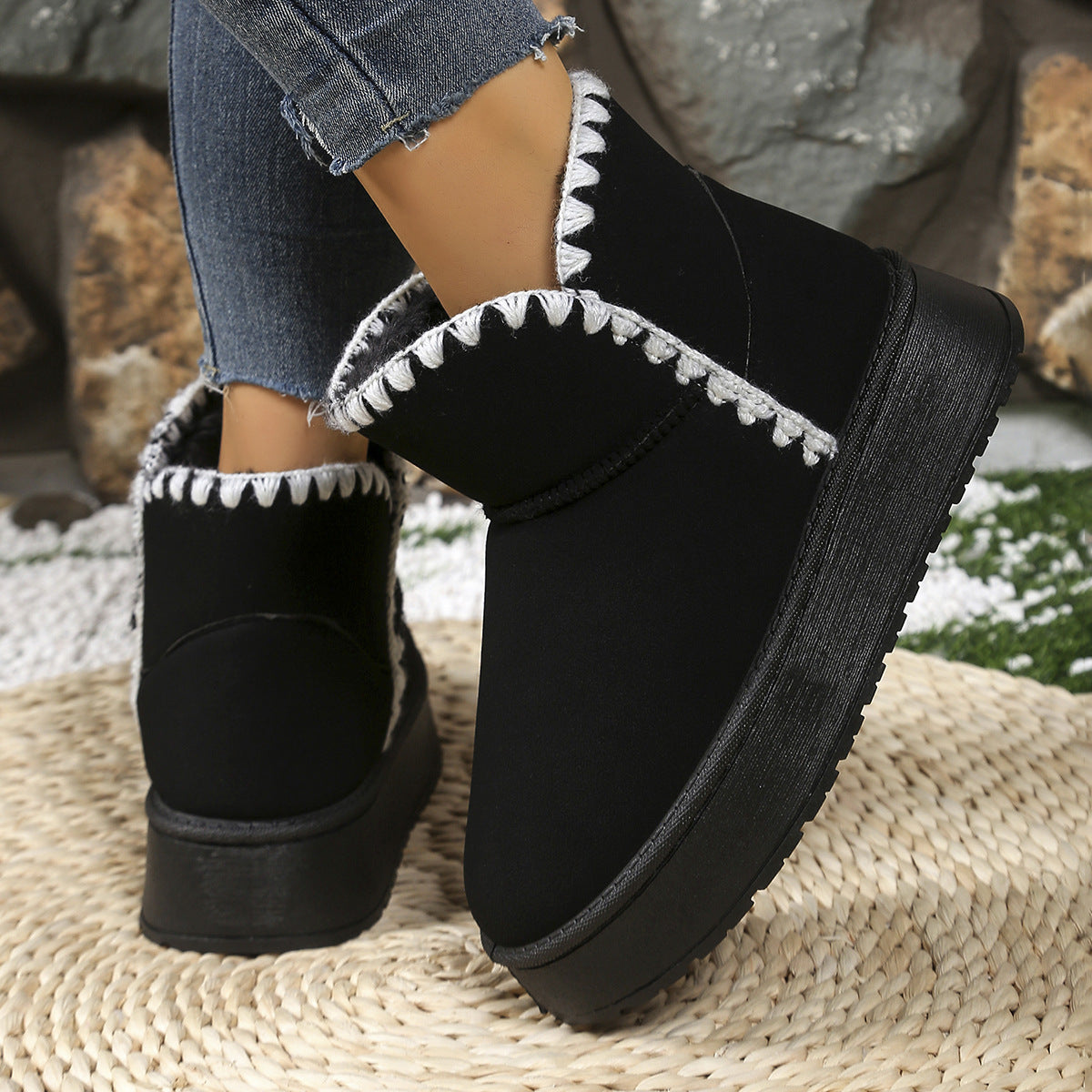 Klassische Orthopädische Stiefel mit zeitlosem Stil