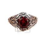 Handgefertigte Vintage Silber Ring