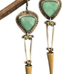 Handgefertigte Vintage Silber Ohrring