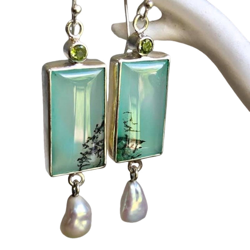 Atemberaubende Perlen Ohrring für den Alltag