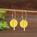 Zarte handwerkliche Ohrring