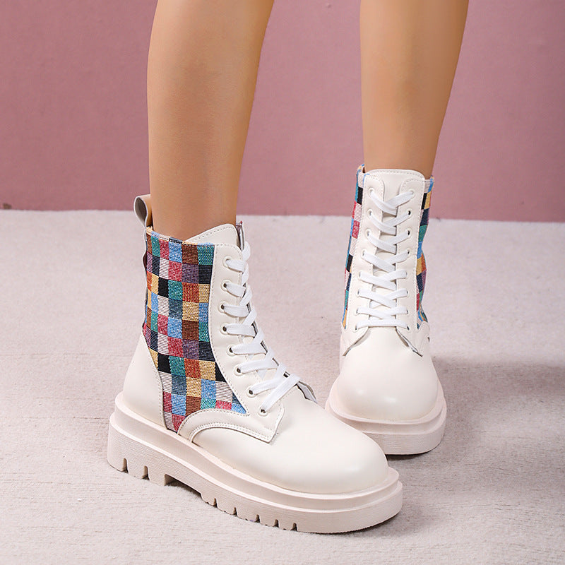 Vintage inspirierte Orthopädische Stiefel