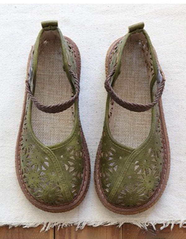 MW | Floraler Ausschnitt Slipper Schuhe