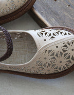 MW | Floraler Ausschnitt Slipper Schuhe