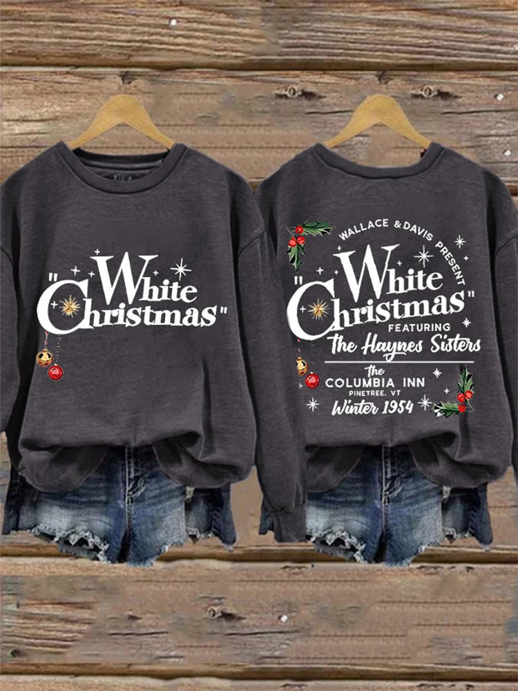 Comstylish Women's Christmas Print Casual Sweatshirt