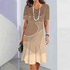 MW | Bedrucktes Midikleid