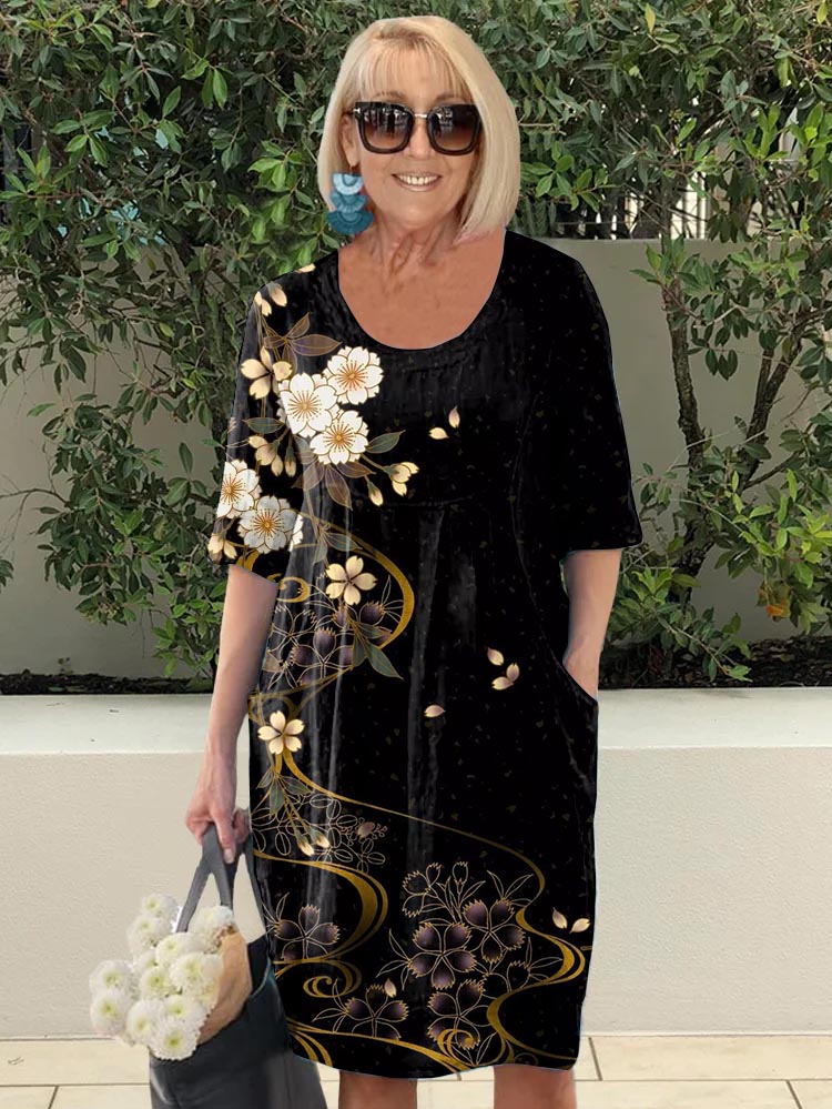 Zeitloser Vintage-Stil Kleid